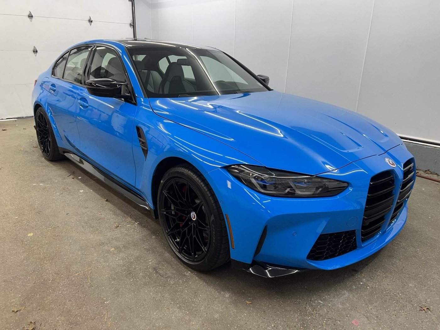 Blue BMW M3