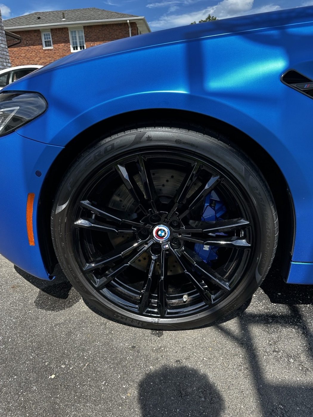 Blue BMW M5